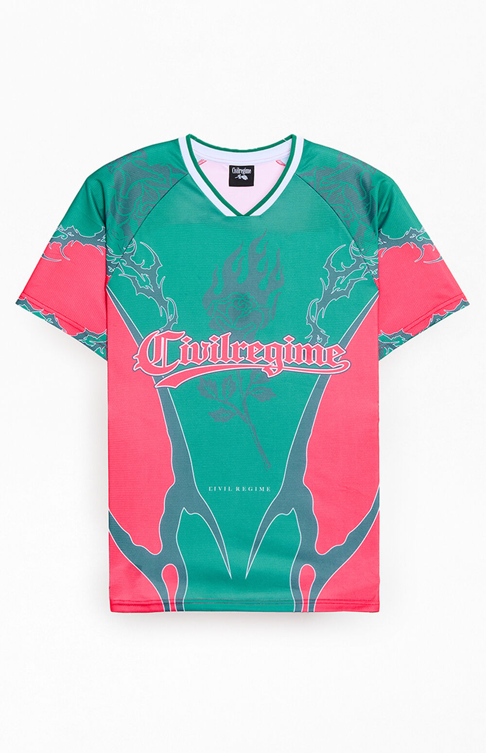 0097460120082NEW_00_060 Civil Mysterio Short Sleeve Soccer Jersey