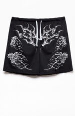 Civil Black Splinter Sig Mesh Shorts