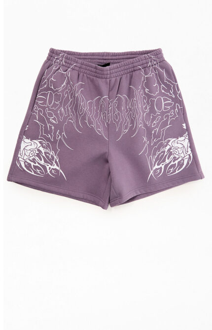 Civil Purple Thorn Of The Stem Sweat Shorts