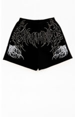 Civil Black Thorn Of The Stem Sweat Shorts