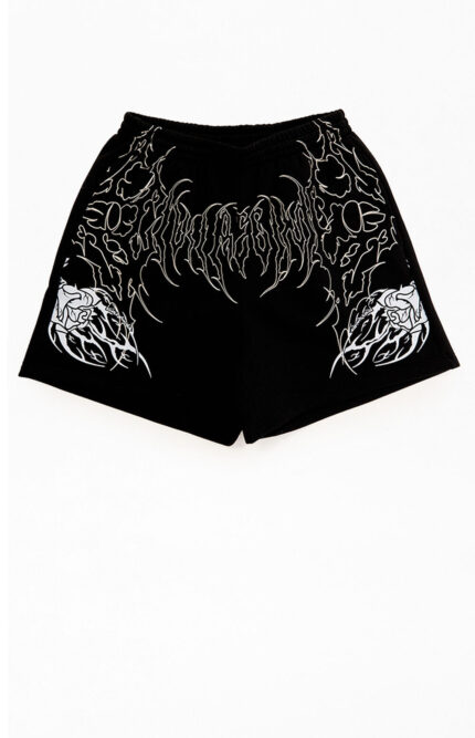 Civil Black Thorn Of The Stem Sweat Shorts