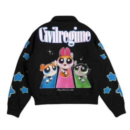 Civil Regime x The Powerpuff Girls – Varsity Jacket