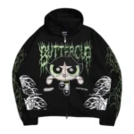 Civil Regime x Las Chicas Superpoderosas – Bellota Zip Up Hoodie Black