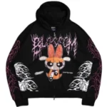 Civil Regime x Las Chicas Superpoderosas – Bombon Zip Up Hoodie Black
