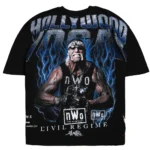 Men's Civil Regime x WWE Black Hulk Hogan Hollywood Hogan T-Shirt
