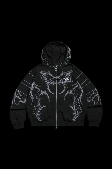Nostromo Windbreaker Jacket in Black