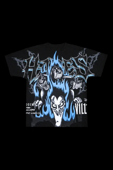 Lord Of The Underworld Boxy Tee in Black