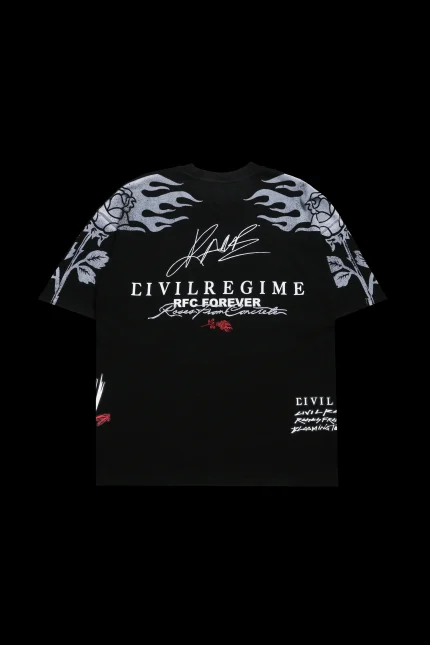 Kane's Cross American Classic Oversized Tee in Vintage Black