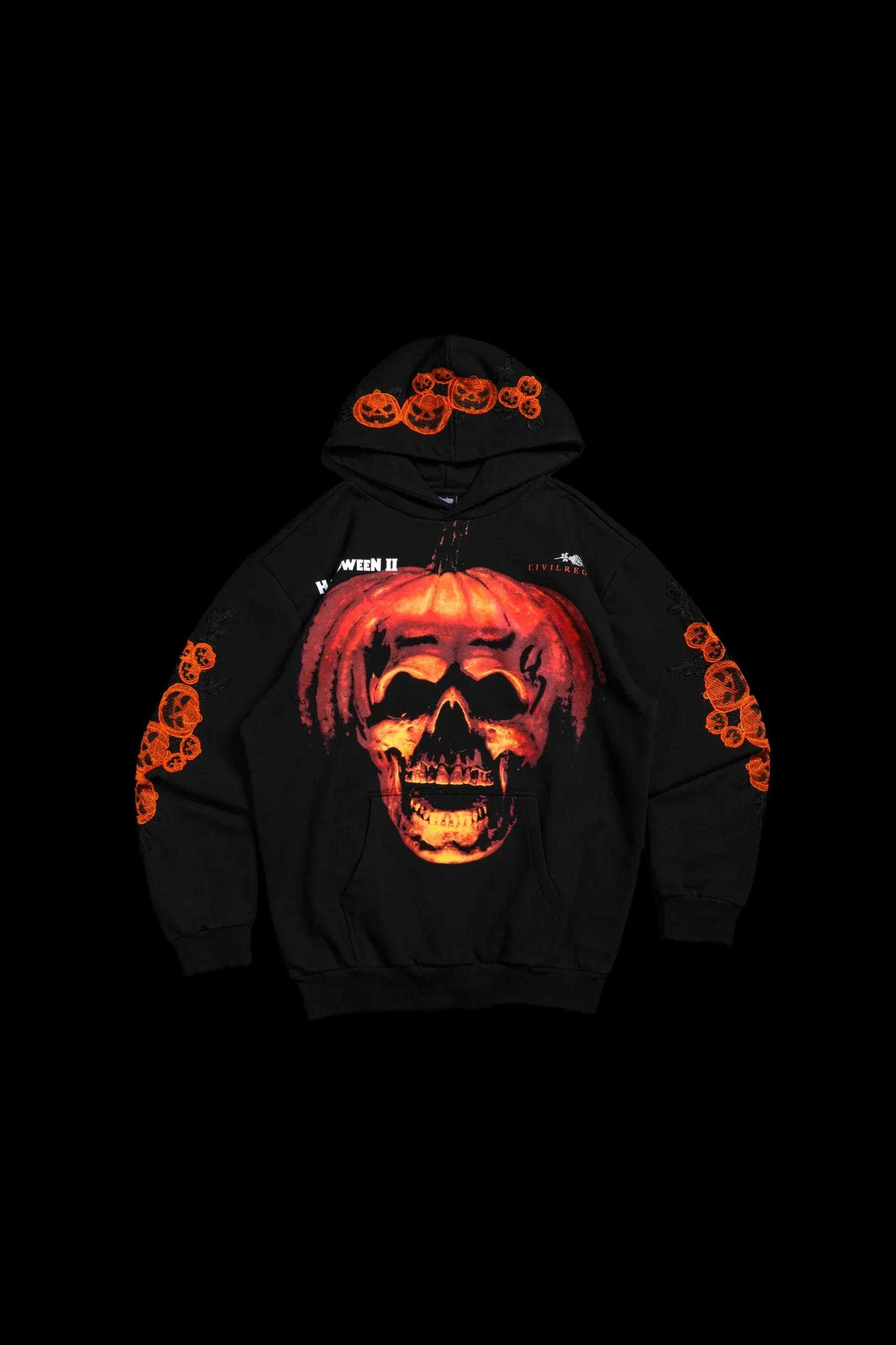 1HOODIES-HALLOWEEN2 Pure Evil Indie Rose Hoodie in Black