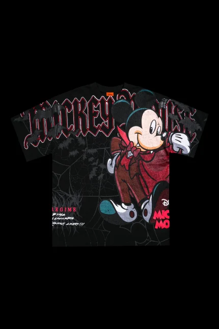 Count Mickey "SBS" 199X Oversized Tee in Black