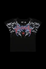 Spiderman And Me Baby Tee in Black