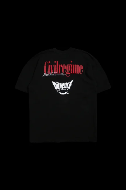 Dracula American Classic Oversized Tee in Black