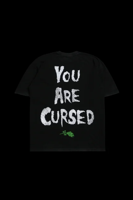 Dan's Burning Rose American Classic Oversized Tee in Vintage Black