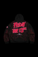 Silent Killer Full Zip Up Hoodie in Vintage Black