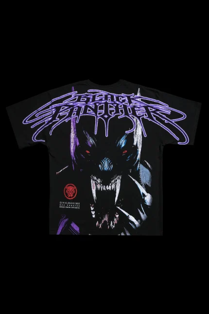 Return Of The King 199X Oversized Tee in Black