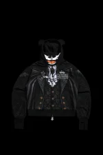 Blood Thirst Civil Cowl Zip Up Hoodie V2 in Black
