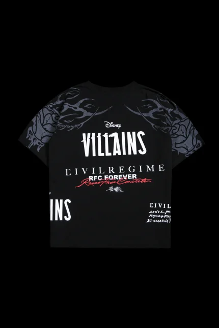 Sire Scar Boxy Tee in Black