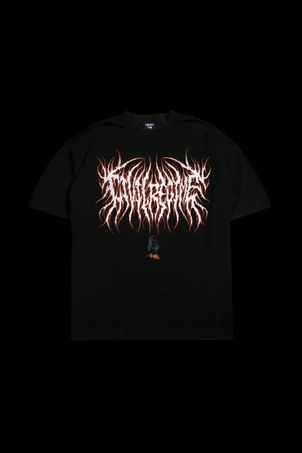 Venerdi 13 American Classic Oversized Tee in Vintage Black