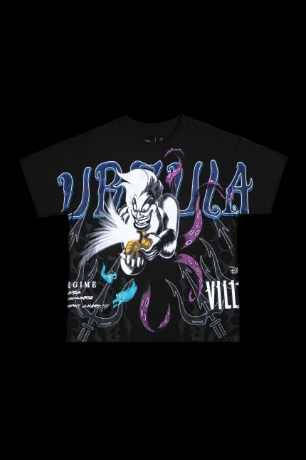Sea Witch Boxy Tee in Black