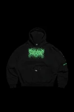 Saved By Grace Destroy Hoodie in Black