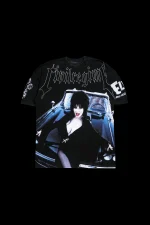Joy Ride American Classic Oversized Tee in Vintage Black