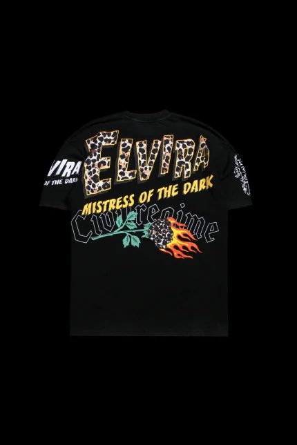 Joy Ride American Classic Oversized Tee in Vintage Black