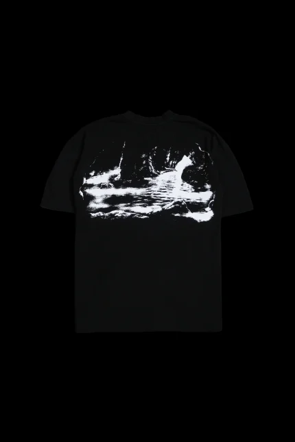 Creature In The Water American Classic Oversized Tee in Black