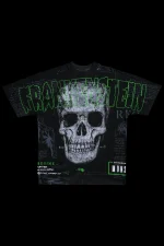 I'm Alive American Classic Oversized Tee in Vintage Black