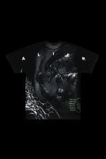 Mental Chaos American Classic Oversized Tee in Vintage Black