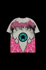 Ghost Webs American Classic Oversized Tee in Butter