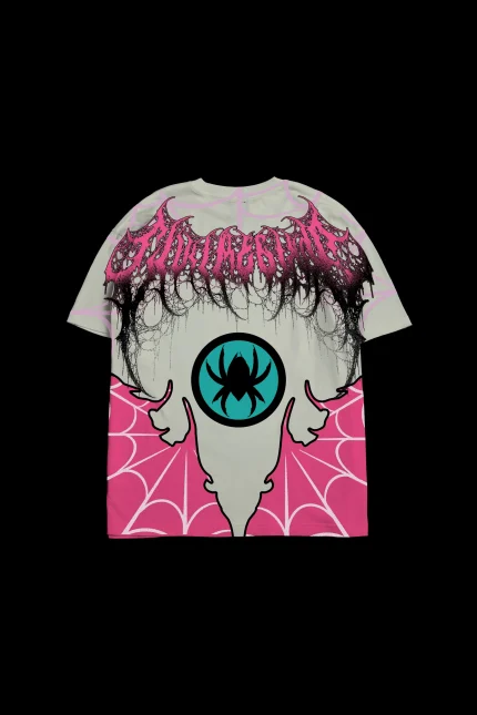 Ghost Webs American Classic Oversized Tee in Butter
