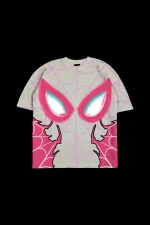 Ghost Webs American Classic Oversized Tee in Butter