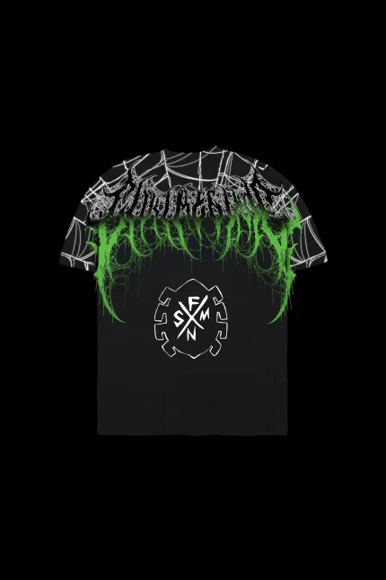 Punk Webs American Classic Oversized Tee in Vintage Ashes